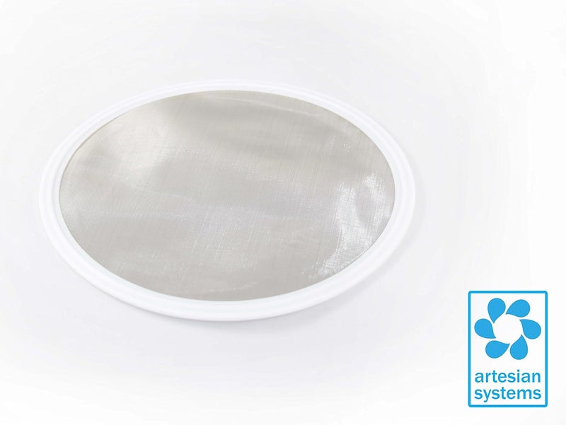 ARTESIAN SYSTEMS 4" Tri Clamp (Teflon) PTFE Screen Filter Gasket 316L 100Uf Micron Screen Stainless Steel Pharmaceutical Grade Filter Mesh. PTFE Inverted Envelope with Floating Stainless Mesh! with FDA Certification - Image 2
